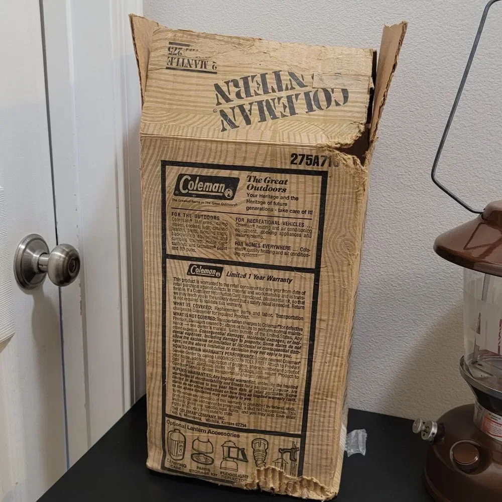 Coleman vintage new